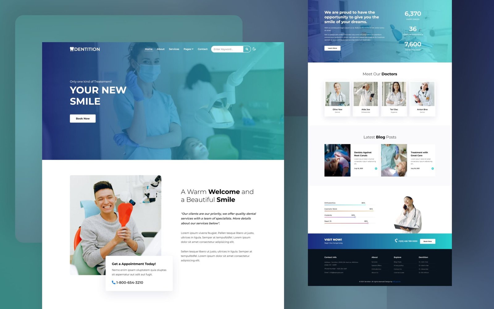 dentition-a-dental-clinic-website-template-featured-image-scaled